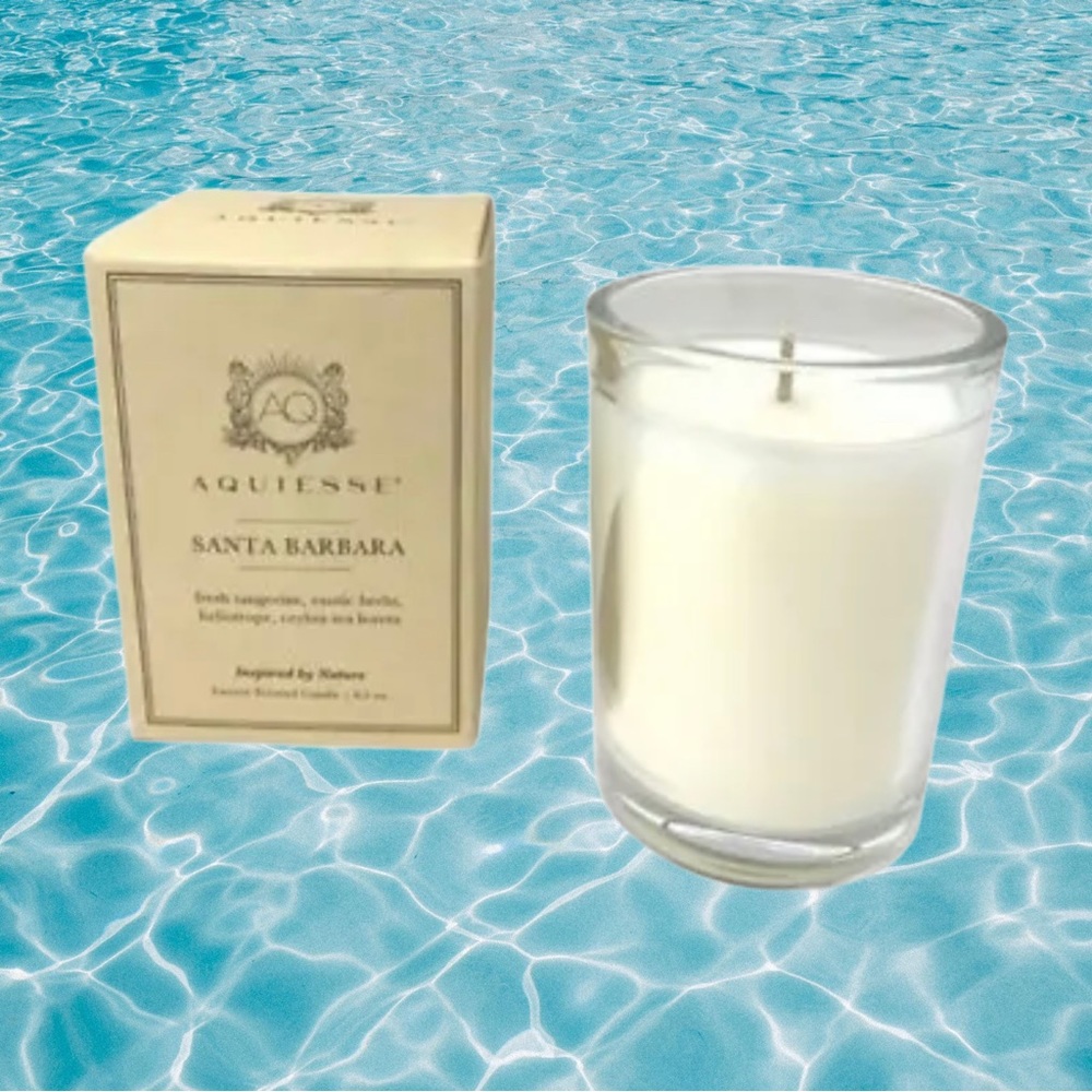 Aquiesse Santa Barbara Luxury Scented Candle 6.5 oz 40 Hr Burn Time